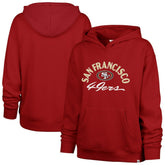 47 brand San Francisco 49ers '47 Women's Whirlwind Naomi Pullover Hoodie Scarlet