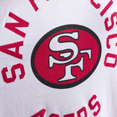 San Francisco 49ers x Todd Snyder Premium Jersey Mock Neck Tee White