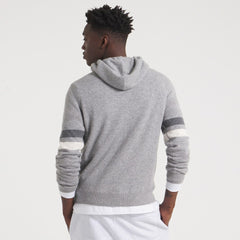 New York Giants x Todd Snyder Cashmere Hoodie Sweater Heather Charcoal