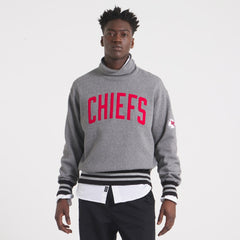 Kansas City Chiefs x Todd Snyder Relaxed Canadian Fleece Turtleneck Heather Gray