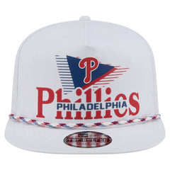Philadelphia Phillies New Era Collide Golfer Snapback Hat - White - New Era on Sale