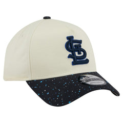 St. Louis Cardinals New Era Speckle A-Frame 9FORTY Adjustable Hat - Cream - New Era Sale