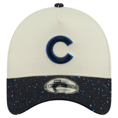 Chicago Cubs New Era Speckle A-Frame 9FORTY Adjustable Hat - Cream - New Era Online