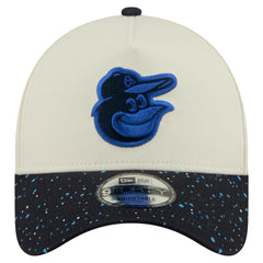 Baltimore Orioles New Era Speckle A-Frame 9FORTY Adjustable Hat - Cream - New Era Online