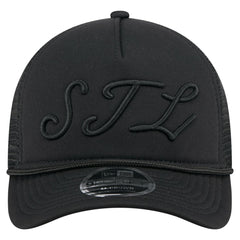 St. Louis Cardinals New Era City Initial 9FORTY A-Frame M-Crown Adjustable Trucker Hat - Black - New Era on Sale