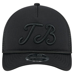 Tampa Bay Rays New Era City Initial 9FORTY A-Frame M-Crown Adjustable Trucker Hat - Black - New Era Lifestyle
