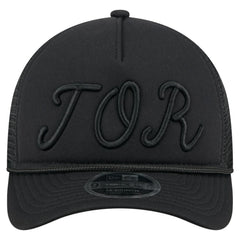 Toronto Blue Jays New Era City Initial 9FORTY A-Frame M-Crown Adjustable Trucker Hat - Black - New Era Lifestyle