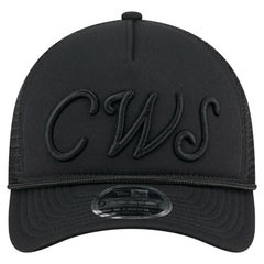 Chicago White Sox New Era City Initial 9FORTY A-Frame M-Crown Adjustable Trucker Hat - Black - New Era Sale