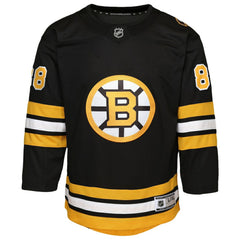 David Pastrnak Boston Bruins Youth Home Premier Player Jersey - Black - NHL 202597404