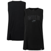 Minnesota Wild Levelwear Women's Influx Darkmoon Tank Top - Black - NHL 202597418