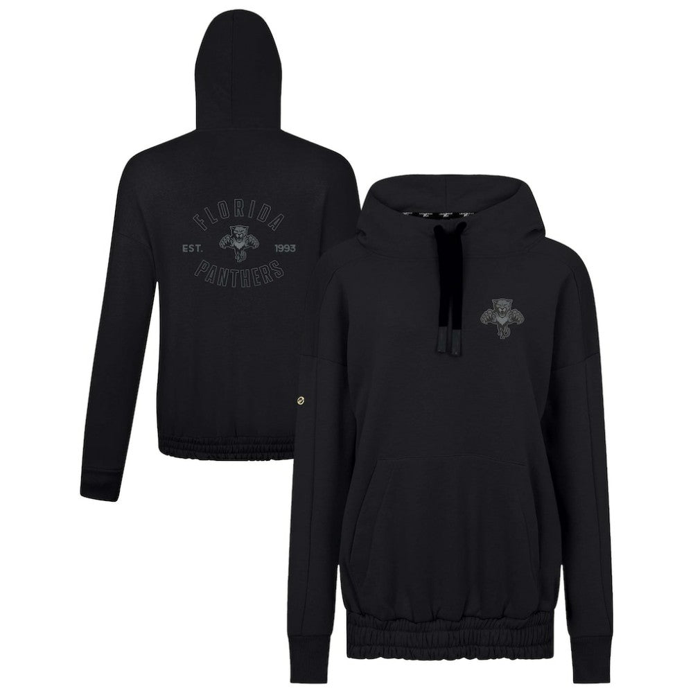 Florida Panthers Levelwear Women's Waterfall Nightfall Pullover Hoodie - Black - NHL 202597636