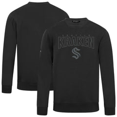 Seattle Kraken Levelwear Zane Darkmoon Pullover Sweatshirt - Black - NHL 202597685