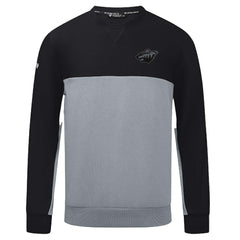 Minnesota Wild Levelwear Legacy Nightfall Pullover Sweatshirt - Black/Gray - NHL 202597849