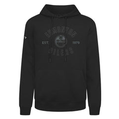 Edmonton Oilers Levelwear Podium Abyssal Pullover Hoodie - Black - NHL 202597906