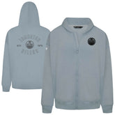 Edmonton Oilers Levelwear Uphill Abyssal Full-Zip Hoodie - Gray - NHL 202598011
