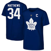 Auston Matthews Toronto Maple Leafs Outerstuff Youth Player Name & Number T-Shirt - Blue - NHL 202598389
