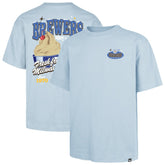 Milwaukee Brewers '47 Ice Cream Parlor Foundation T-Shirt - Light Blue - 47 brand Sale