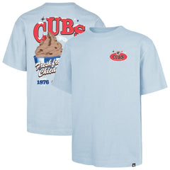 Chicago Cubs '47 Ice Cream Parlor Foundation T-Shirt - Light Blue - 47 brand Lifestyle