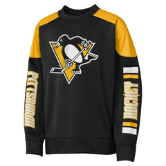 Sidney Crosby Pittsburgh Penguins Outerstuff Youth Best Defense Name & Number Crewneck Sweatshirt - Black - NHL 202598466