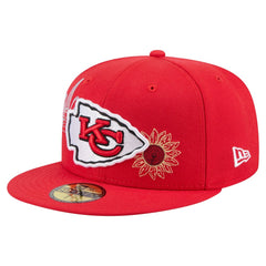 Kansas City Chiefs New Era State Stitch 59FIFTY Fitted Hat Red