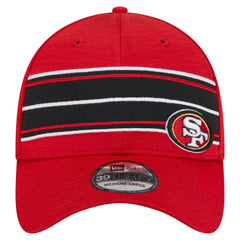 San Francisco 49ers New Era Stripes 39THIRTY Flex Hat Scarlet