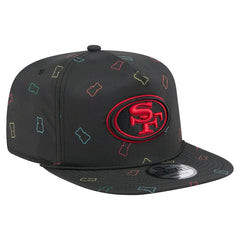 San Francisco 49ers New Era Gummy Golfer Snapback Hat Black