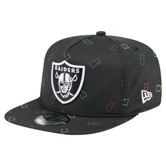 Las Vegas Raiders New Era Gummy Golfer Snapback Hat Black