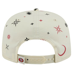 San Francisco 49ers New Era Celestial Golfer Snapback Hat Cream
