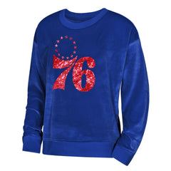 Philadelphia 76ers Outerstuff Youth Girls Step Back Sweatshirt Royal