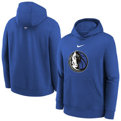 Dallas Mavericks Youth 2025/26 Club Fleece Hoodie for sale Blue | Nike Near Me