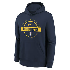 Denver Nuggets Youth 2025/26 Club Fleece Practice Hoodie for sale Navy | Nike US