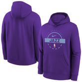Utah Jazz Youth 2025/26 Club Fleece Practice Hoodie Purple | Nike online