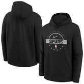 San Antonio Spurs Youth 2025/26 Club Fleece Practice Hoodie Black | Nike discount