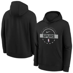 San Antonio Spurs Youth 2025/26 Club Fleece Practice Hoodie Black | Nike discount