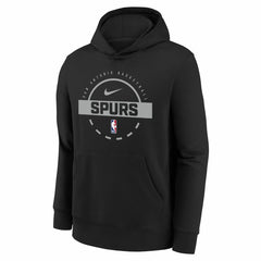 San Antonio Spurs Youth 2025/26 Club Fleece Practice Hoodie Black | Nike discount