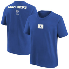 Dallas Mavericks Jordan Brand Youth Courtside Statement 85 T-Shirt Royal