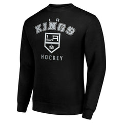 Los Angeles Kings Men's Starter Team Logo Fleece Pullover Sweatshirt - Black - NHL 202601575