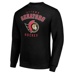 Ottawa Senators Men's Starter Team Logo Fleece Pullover Sweatshirt - Black - NHL 202601581