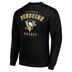 Pittsburgh Penguins Men's Starter Team Logo Fleece Pullover Sweatshirt - Black - NHL 202601588