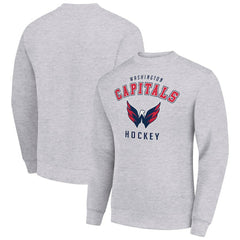Washington Capitals Men's Starter Team Logo Fleece Pullover Sweatshirt - Heather Gray - NHL 202601615