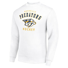 Nashville Predators Men's Starter Team Logo Fleece Pullover Sweatshirt - White - NHL 202601631