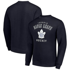 Toronto Maple Leafs Men's Starter Team Logo Fleece Pullover Sweatshirt - Navy - NHL 202601637