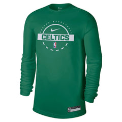 Boston Celtics 2025/26 On-Court Flare Dri-FIT Practice Long Sleeve Tri-Blend T-Shirt Kelly Green | Nike for sale