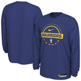 Golden State Warriors 2025/26 On-Court Flare Dri-FIT Practice Long Sleeve Tri-Blend T-Shirt for sale Royal | Nike US