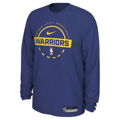 Golden State Warriors 2025/26 On-Court Flare Dri-FIT Practice Long Sleeve Tri-Blend T-Shirt for sale Royal | Nike US