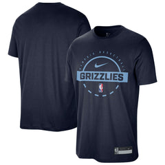 Memphis Grizzlies 2025/26 On-Court Flare Performance Practice T-Shirt Navy | Nike Lifestyle