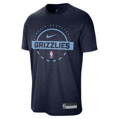 Memphis Grizzlies 2025/26 On-Court Flare Performance Practice T-Shirt Navy | Nike Lifestyle