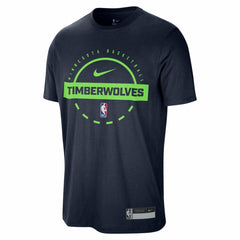 Minnesota Timberwolves 2025/26 On-Court Flare Performance Practice T-Shirt Navy | Nike Lifestyle