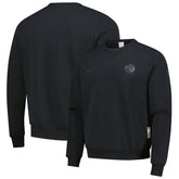Minnesota Timberwolves Authentic Standard Issue Travel Dri-FIT Sweatshirt Black | Nike for sale