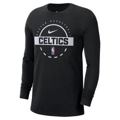 Boston Celtics Authentic Long Sleeve Practice T-Shirt Black | Nike outlet